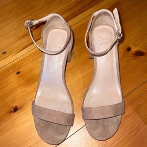 Nude heels from Target